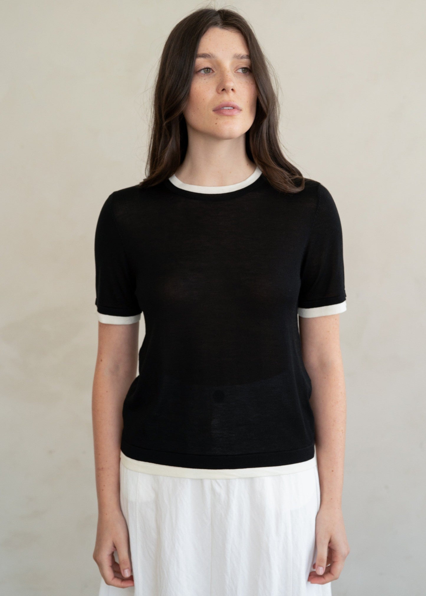 BETHANY BLACK KNIT TOP