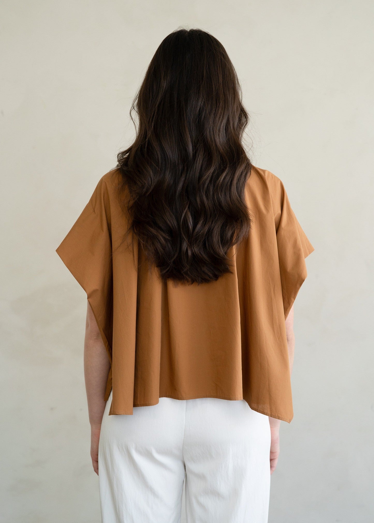 CARAMEL SHORT SLEEVE TOP