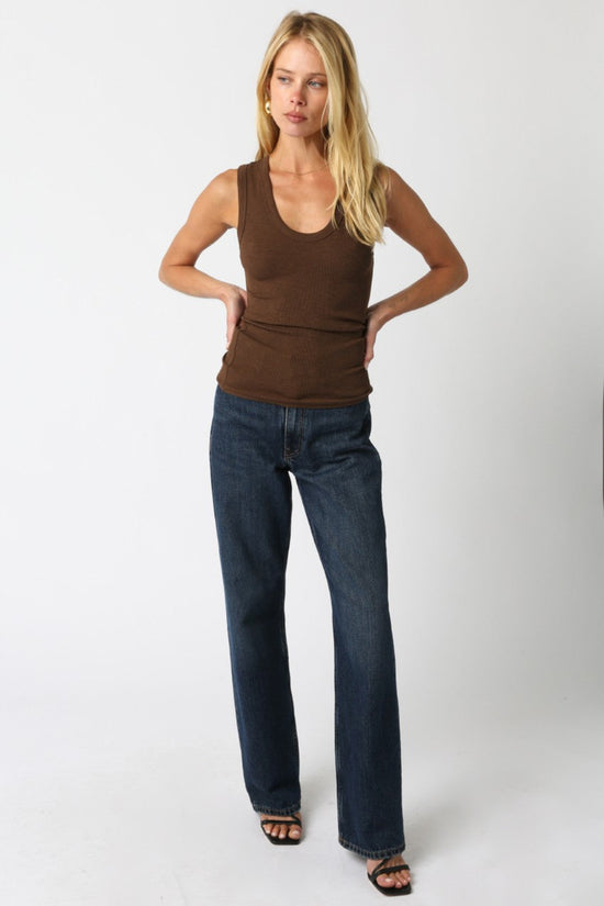 OLIVACEOUS KELSEY TANK TOP – CLASSIC ROUND NECK SLEEVELESS STYLE
