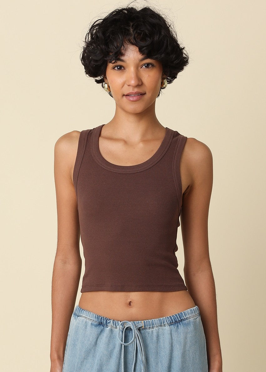 JANE CROPPED TANK TOP