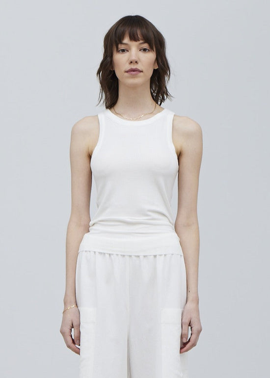 GRADE & GATHER THE BINDING RIBBED TANK TOP – A COMFORTABLE, FIGURE-FLATTERING STAPLE FOR EVERYDAY WEAR