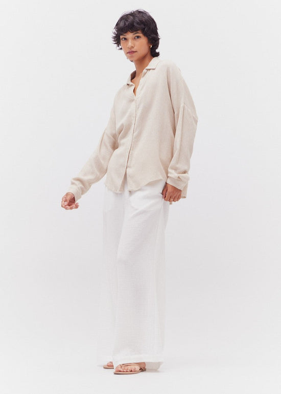 GRADE & GATHER THE NATURAL SLUB SHIRT – A CLASSIC BUTTON-DOWN WITH A RELAXED, TEXTURED FINISH