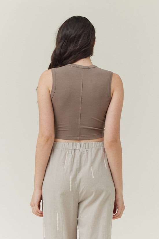 GRADE AND GATHER CROPPED TANK TOP