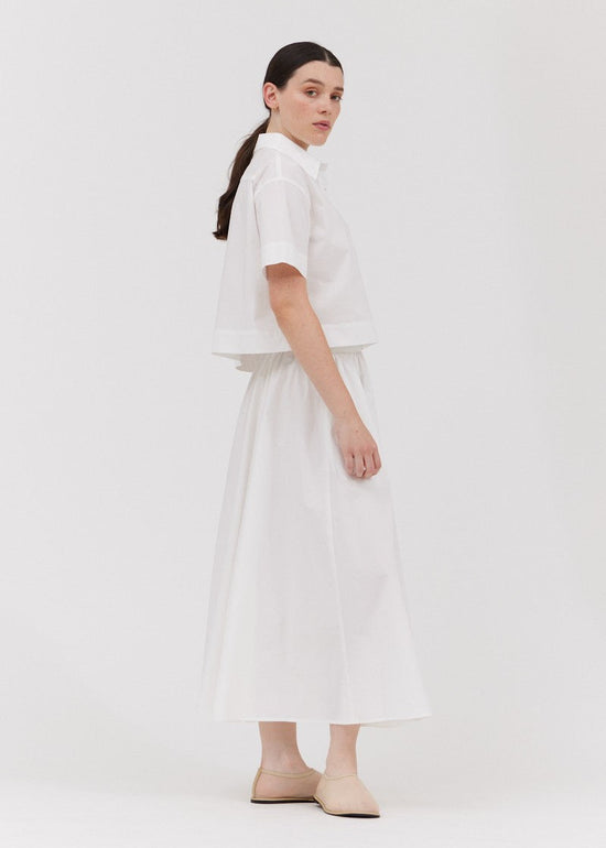 NOEL SHORT SLEEVE CROPPED TOP