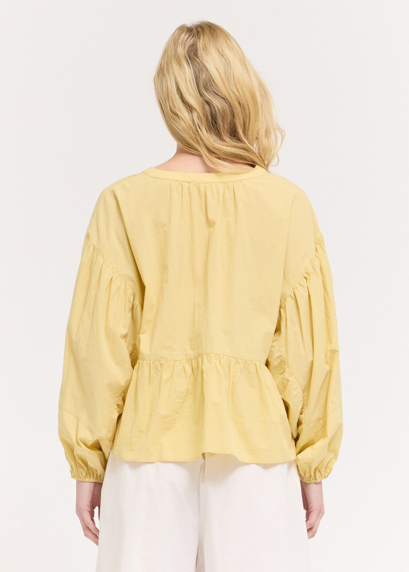 CHLOE BALLOON SLEEVE BLOUSE