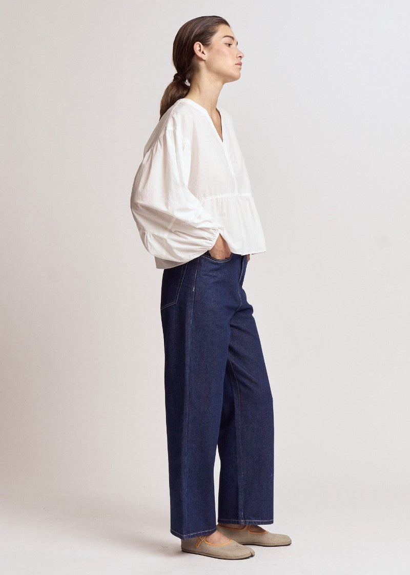 CHLOE BALLOON SLEEVE BLOUSE