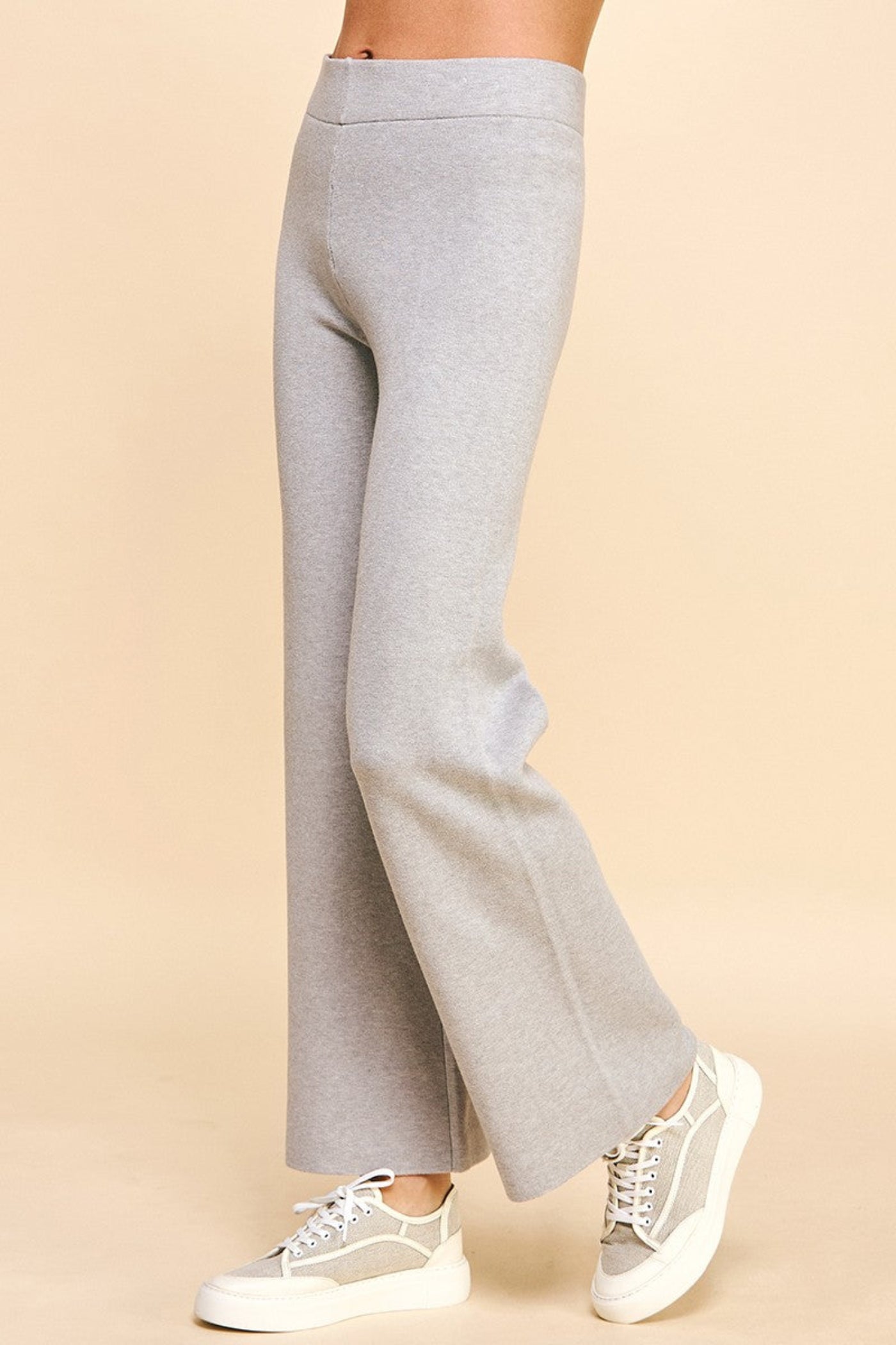 PINCH STRAIGHT LEG SWEATER PANTS – COZY & CHIC GREY PANTS