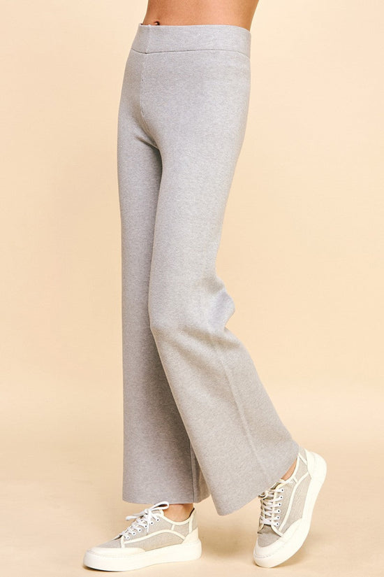 PINCH STRAIGHT LEG SWEATER PANTS – COZY & CHIC GREY PANTS