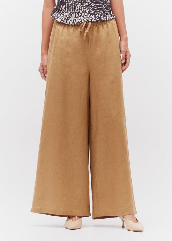 GRADE AND GATHER THE LONG LINE LINEN PANT – BREEZY SUMMER STYLE IN A RELAXED, WIDE-LEG FIT