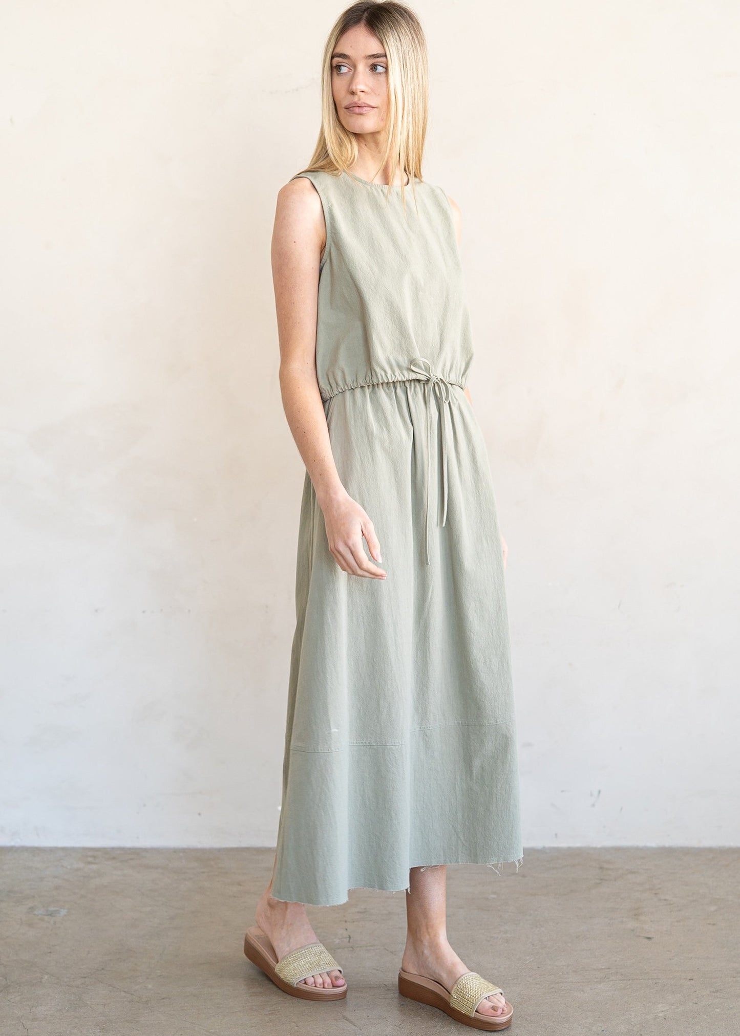 TANA FLARED MIDI SKIRT