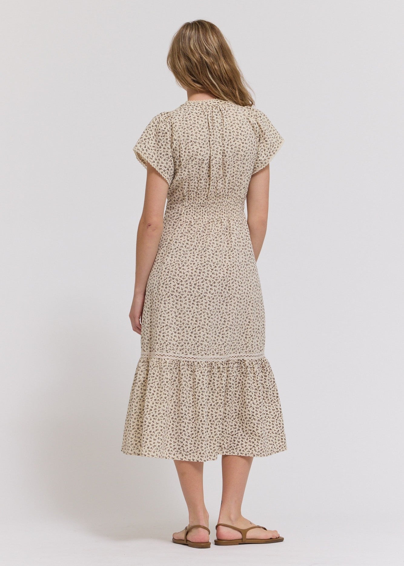 BAILEY FLORAL MIDI DRESS