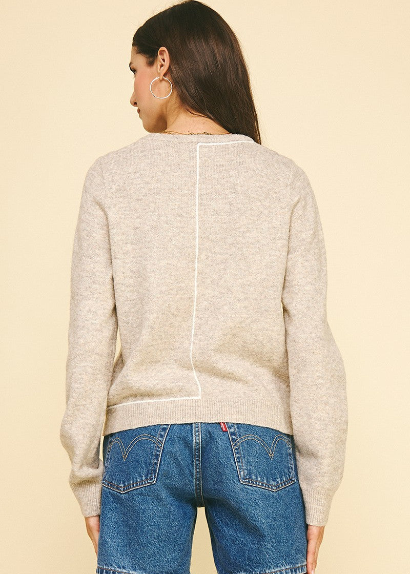 STITCH DETAIL SWEATER