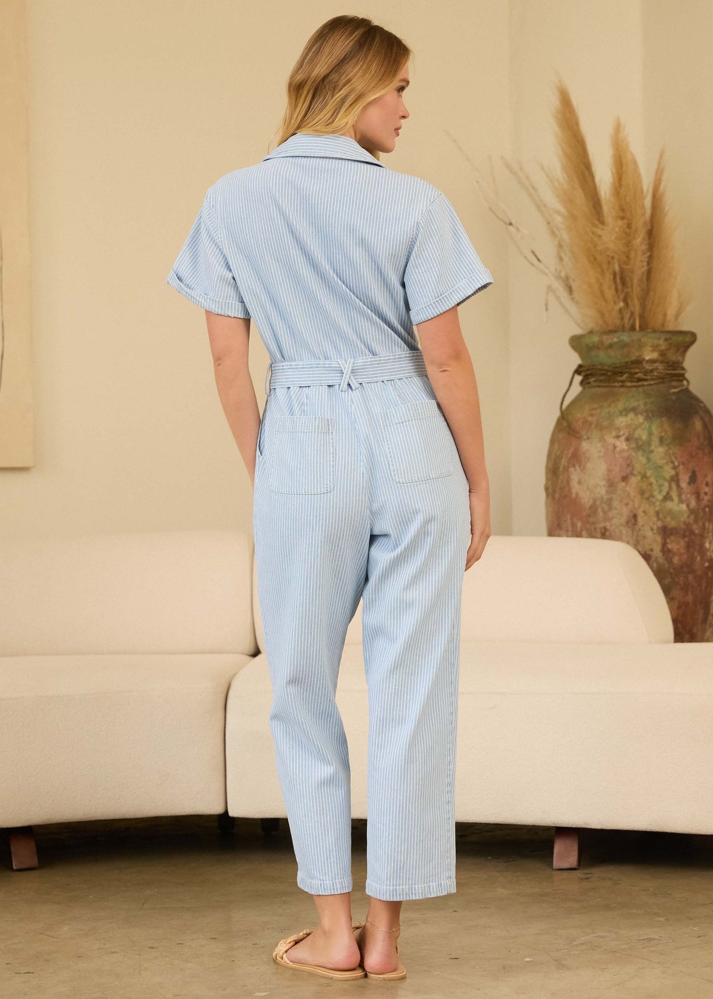CAMILLA DENIM UTILITY JUMPSUIT