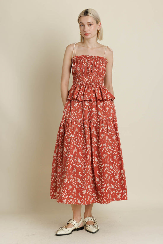 AUREUM FLORAL MAXI SKIRT – A FLOWY COTTON POPLIN SKIRT WITH A ROMANTIC PRINT AND COMFORTABLE FIT