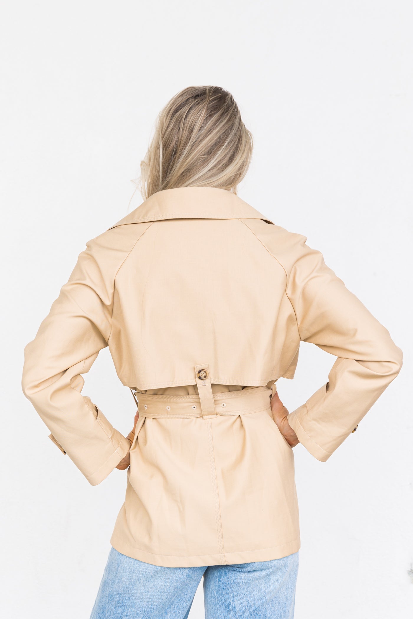 ATLAS SHORT TRENCH COAT