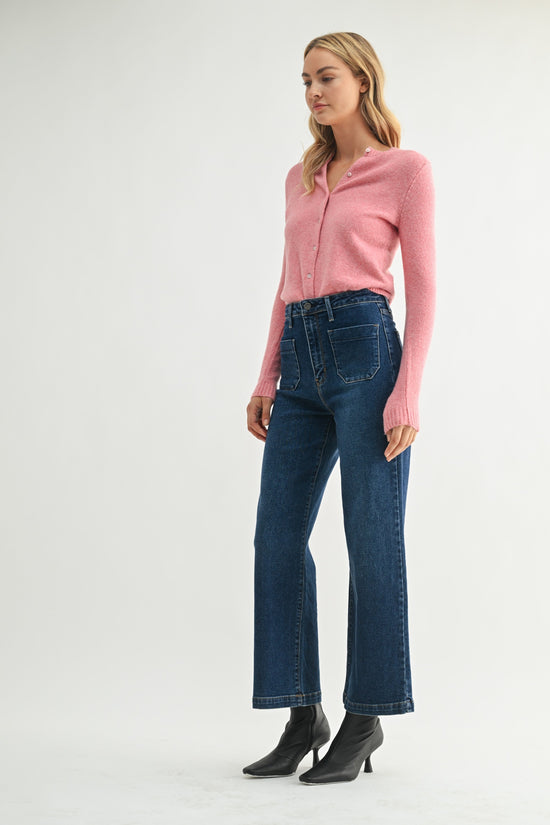 JBD PATCH POCKET WIDE LEG JEAN