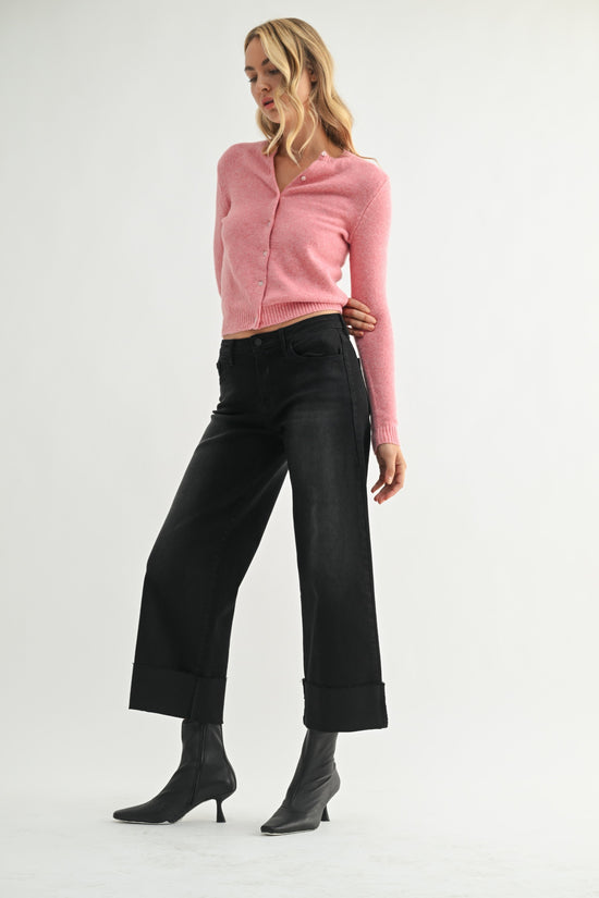 ESSENTIAL CUFFED DENIM