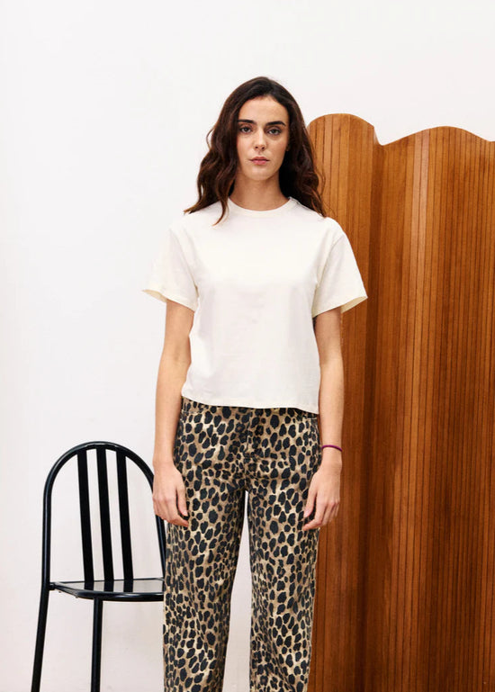 FRNCH NEBELUNG CREAM CLASSIC SHORT-SLEEVE T-SHIRT