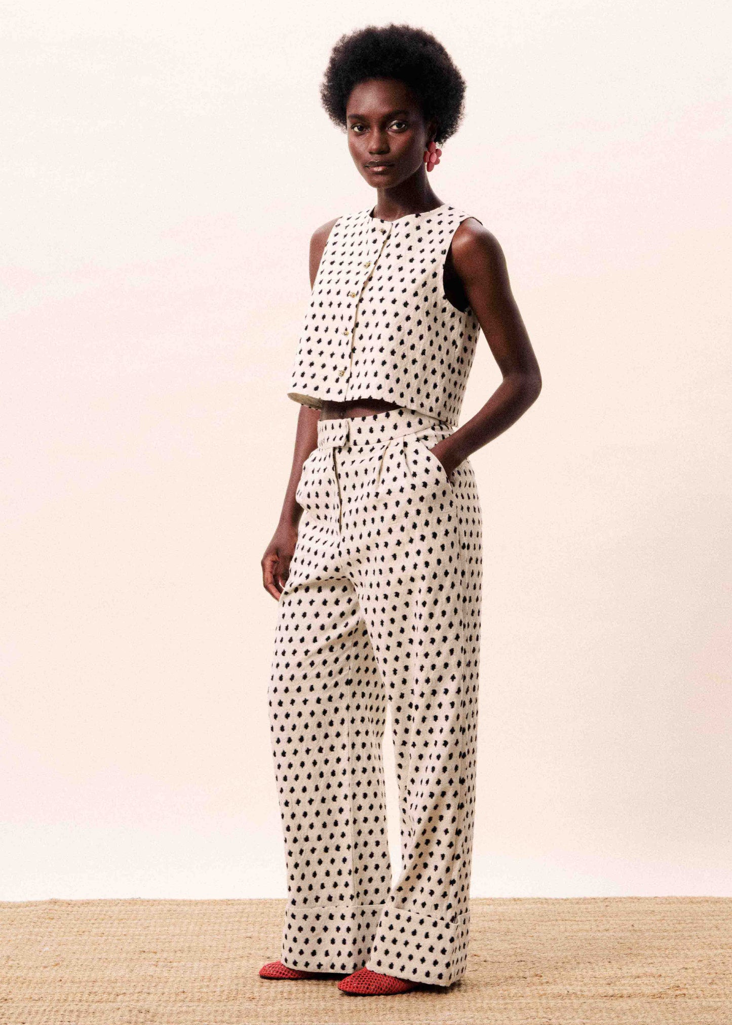 ISOLDE CREAM TROUSERS