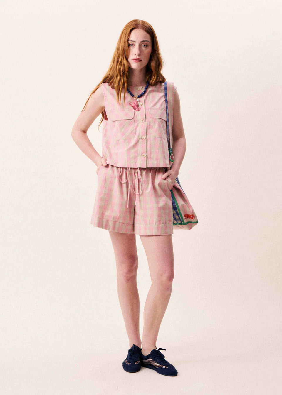 AURORA PINK SLEEVELESS VEST