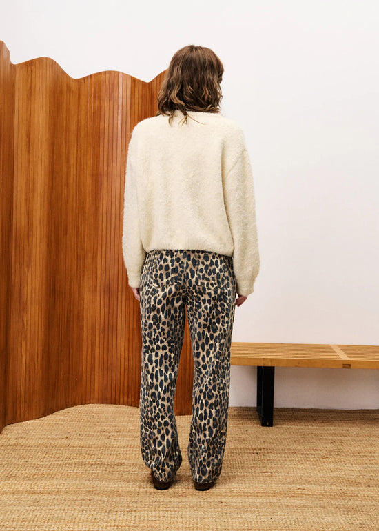 FRNCH LONGSLEEVE CAMELIA SWEATER – CREAM