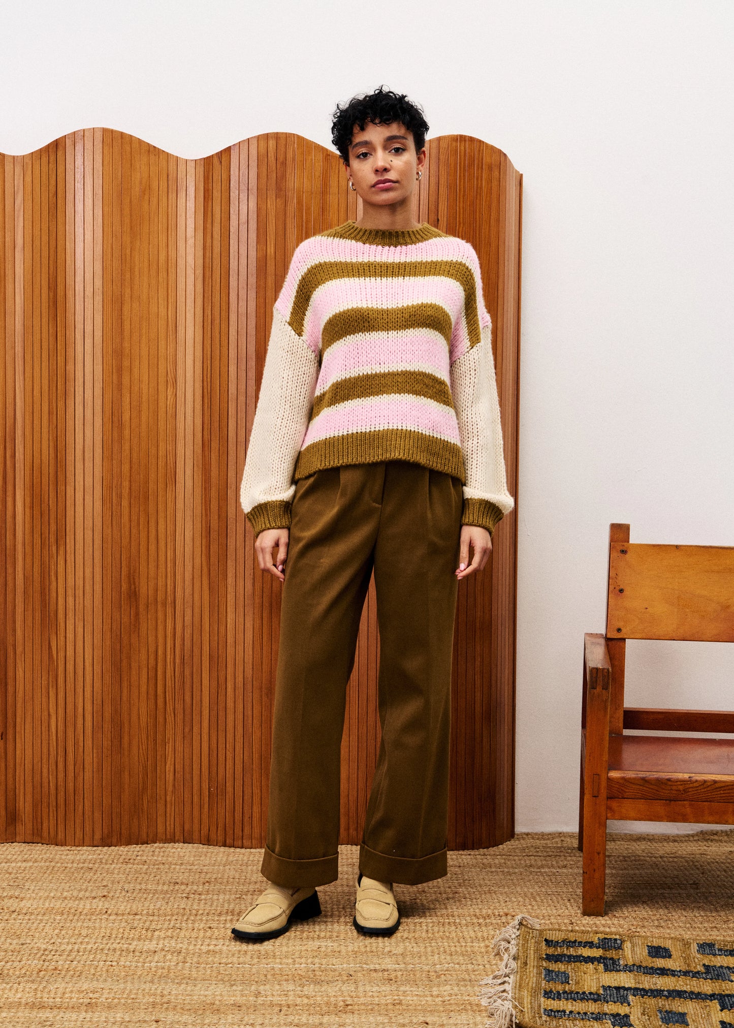 STRIPED LONSLEEVE TOP