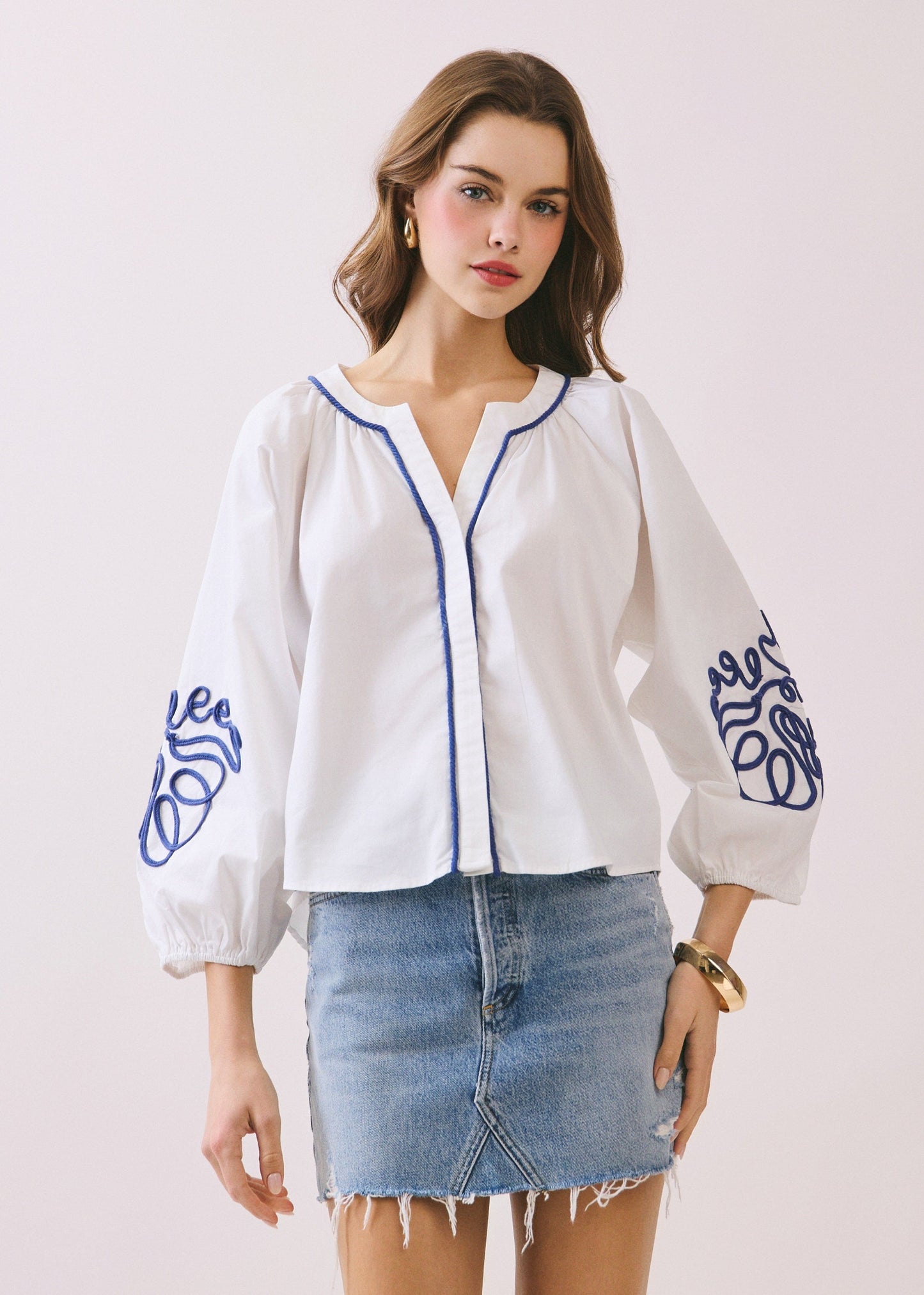 ROSA PUFF SLEEVE BLOUSE