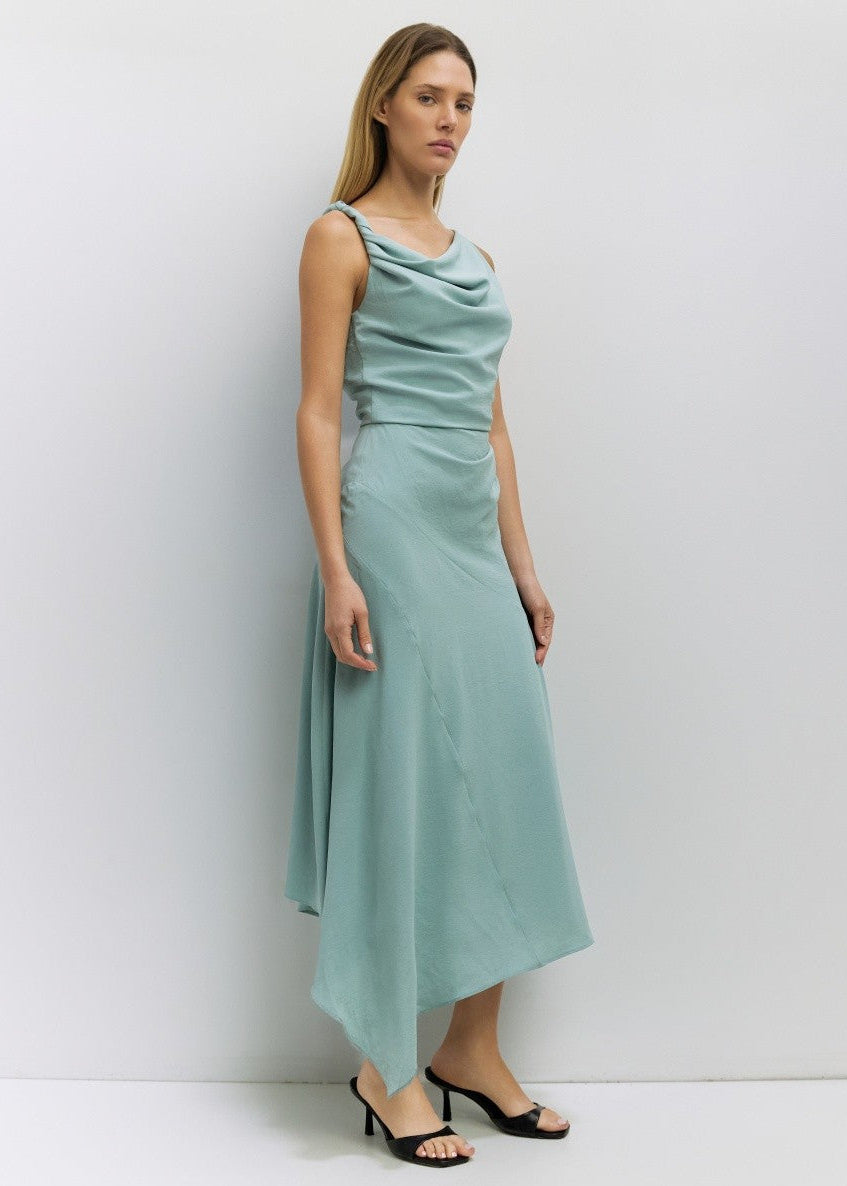 RENEE TEAL MAXI DRESS