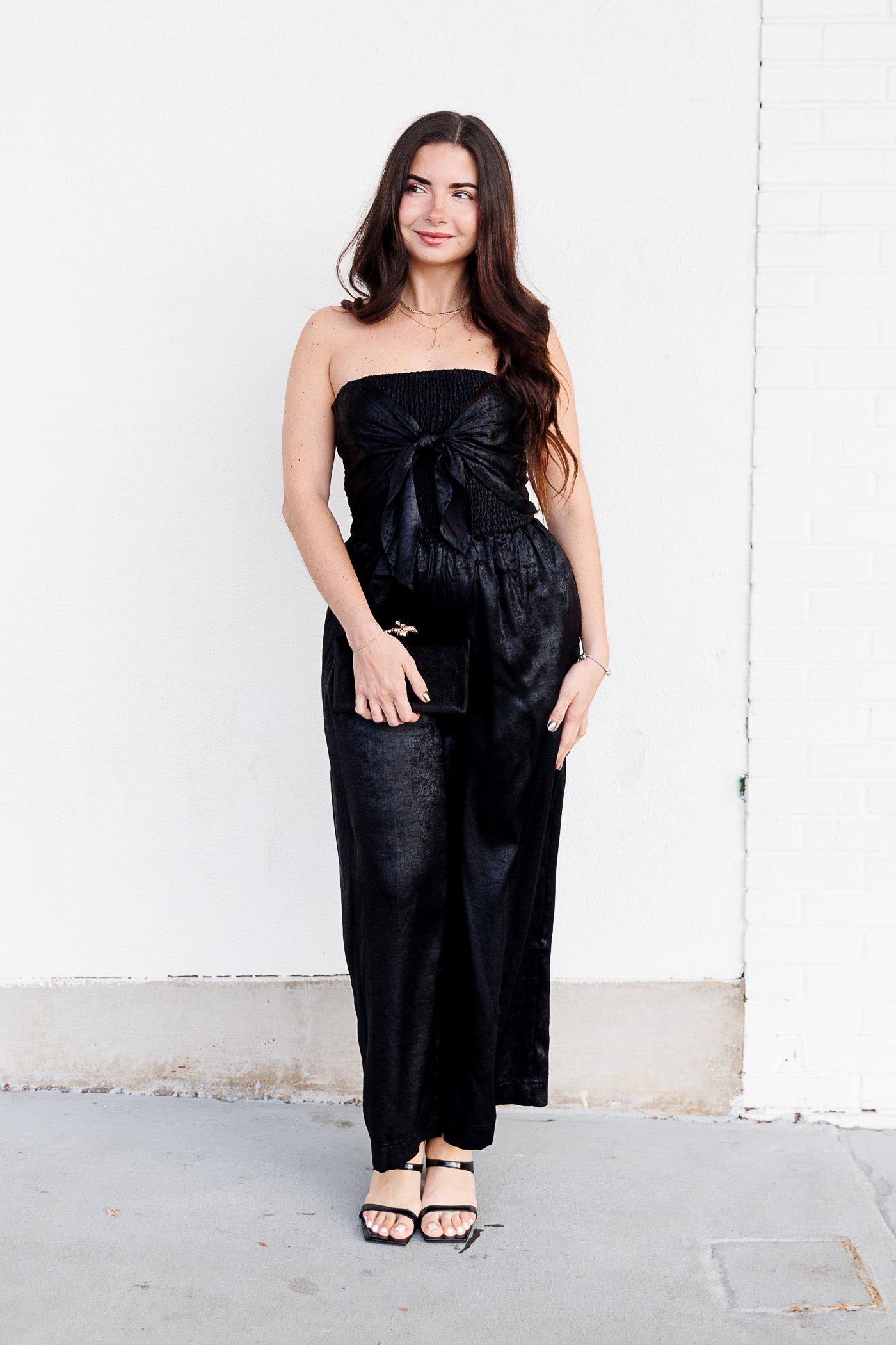 SELENA STRAPLESS JUMPSUIT