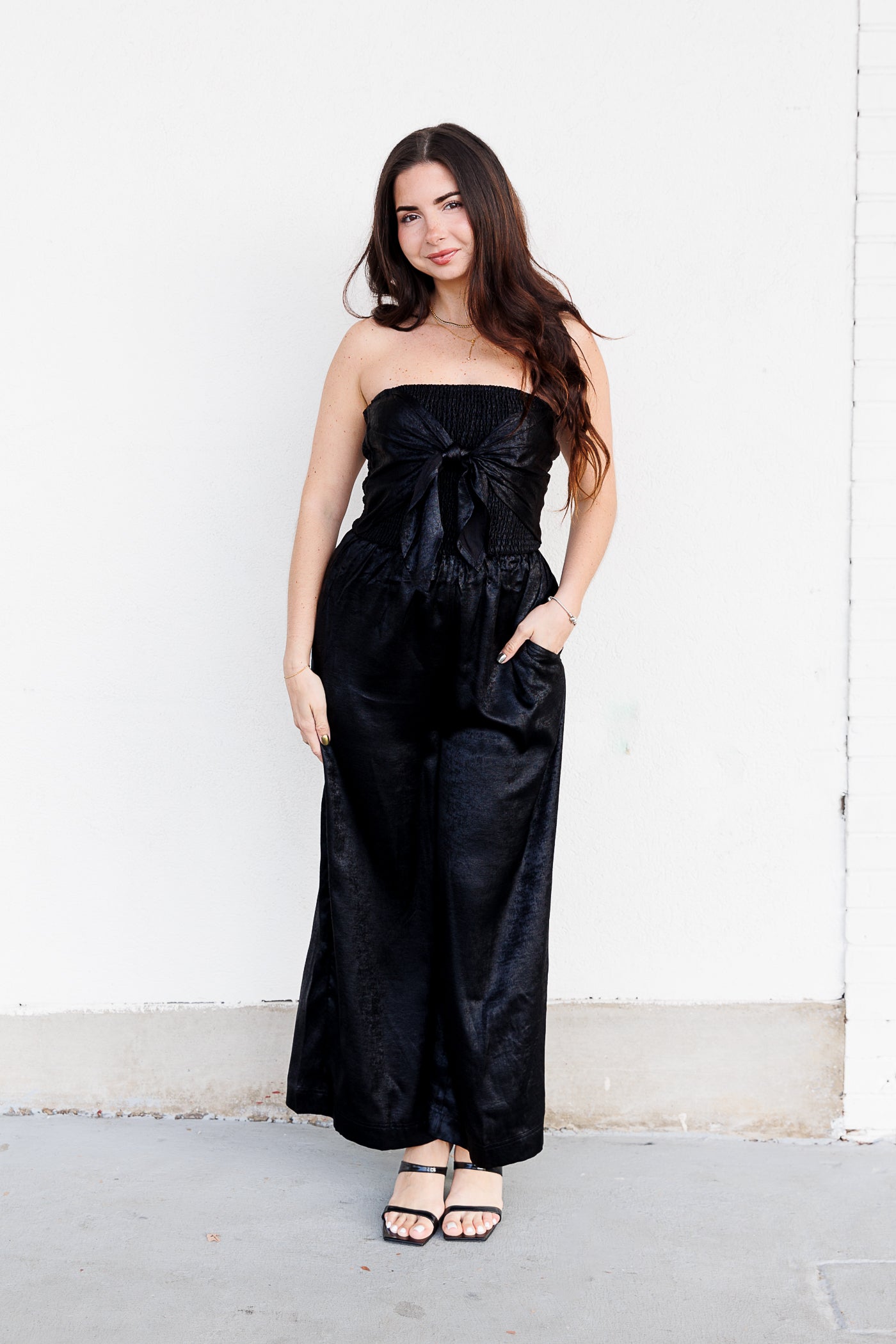 SELENA STRAPLESS JUMPSUIT