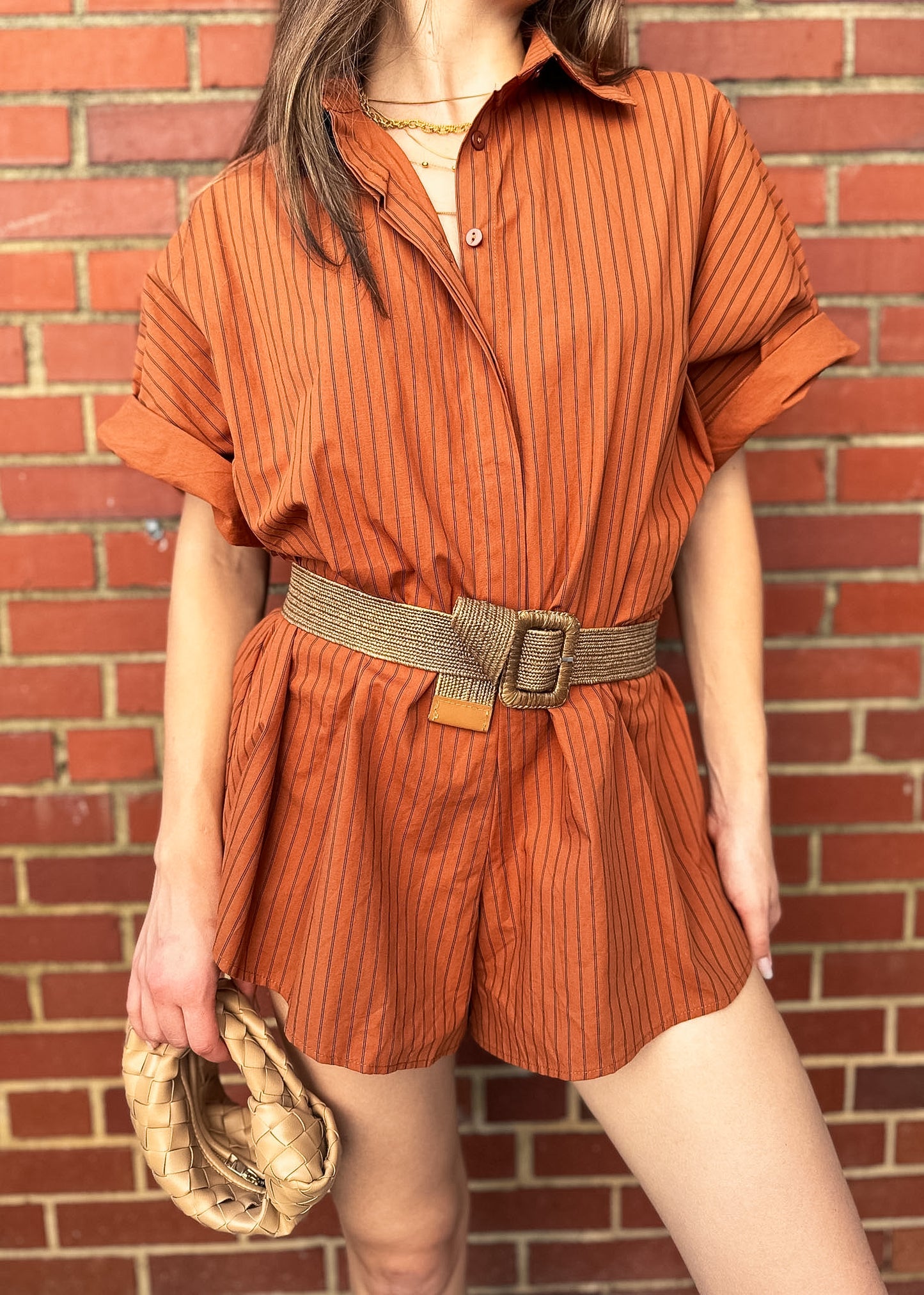 SHORT SLEEVE ROMPER
