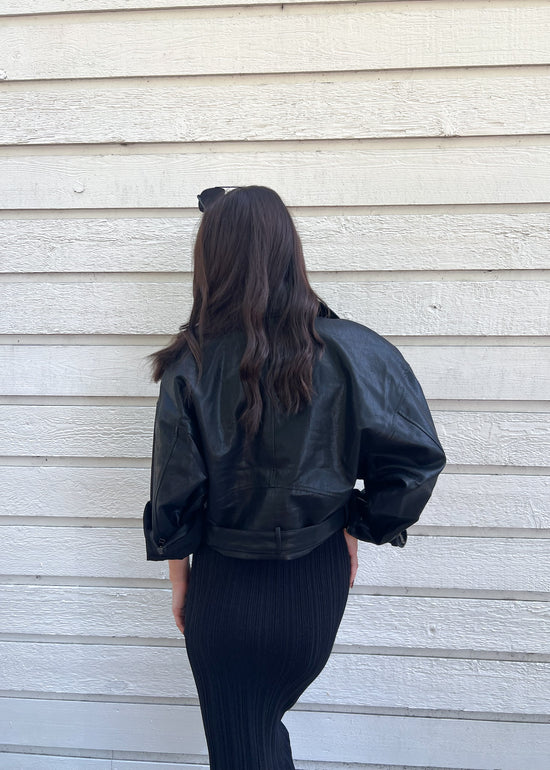 SADIE LEATHER JACKET