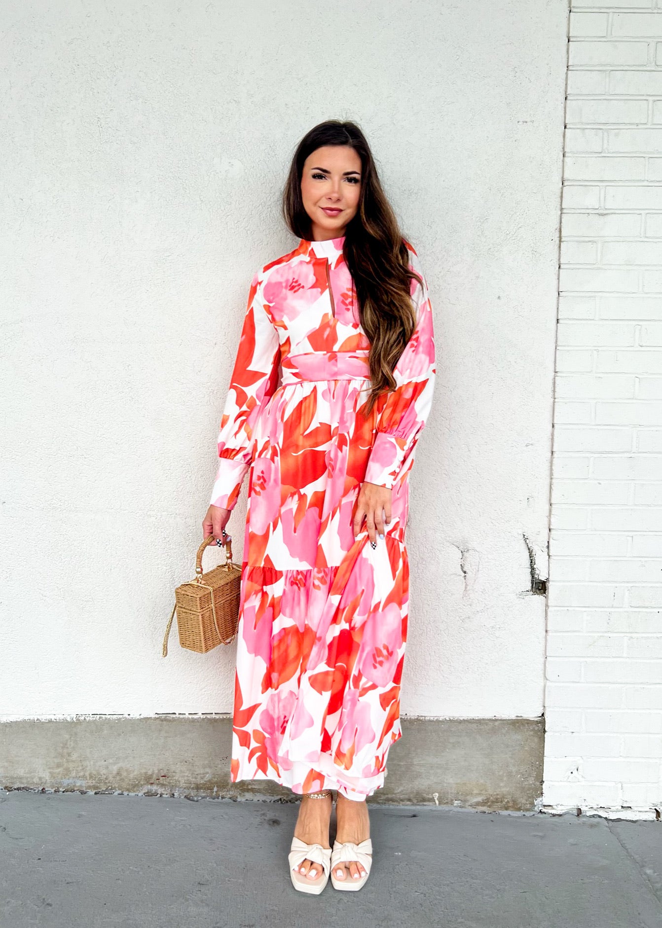 NINA FLORAL RADIANCE MAXI DRESS