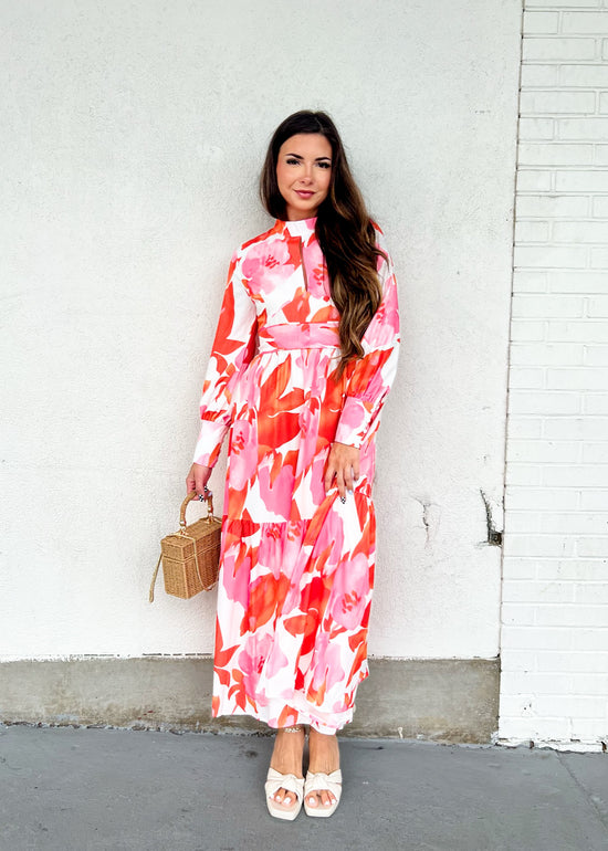 NINA FLORAL RADIANCE MAXI DRESS