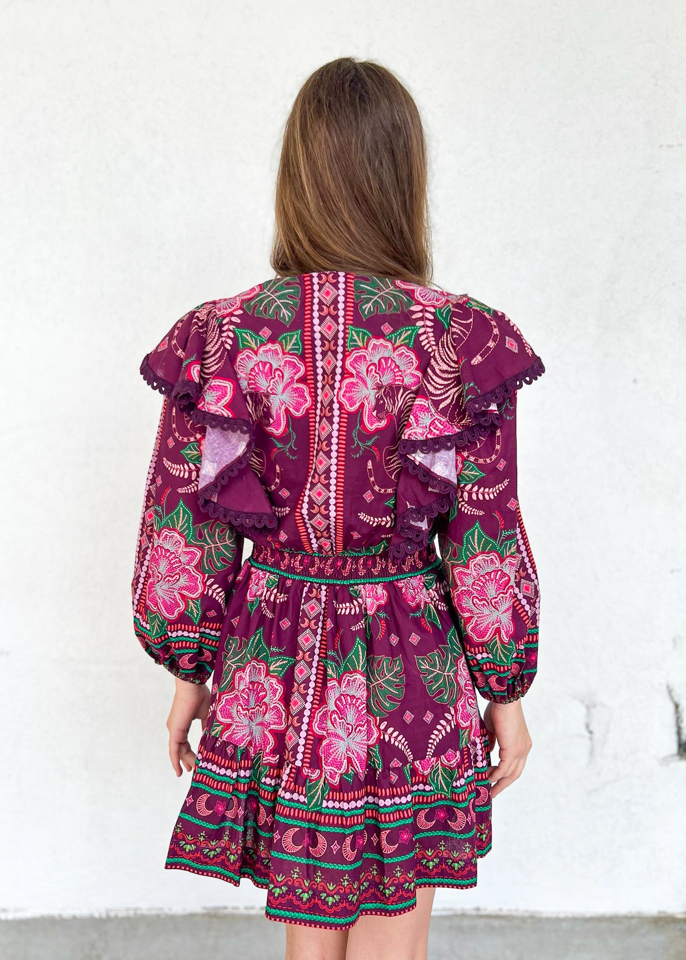 TERRI FLORAL MINI DRESS