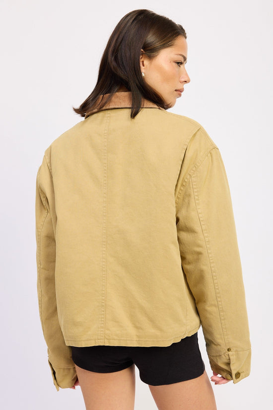 UTILITY KHAKI JACKET 