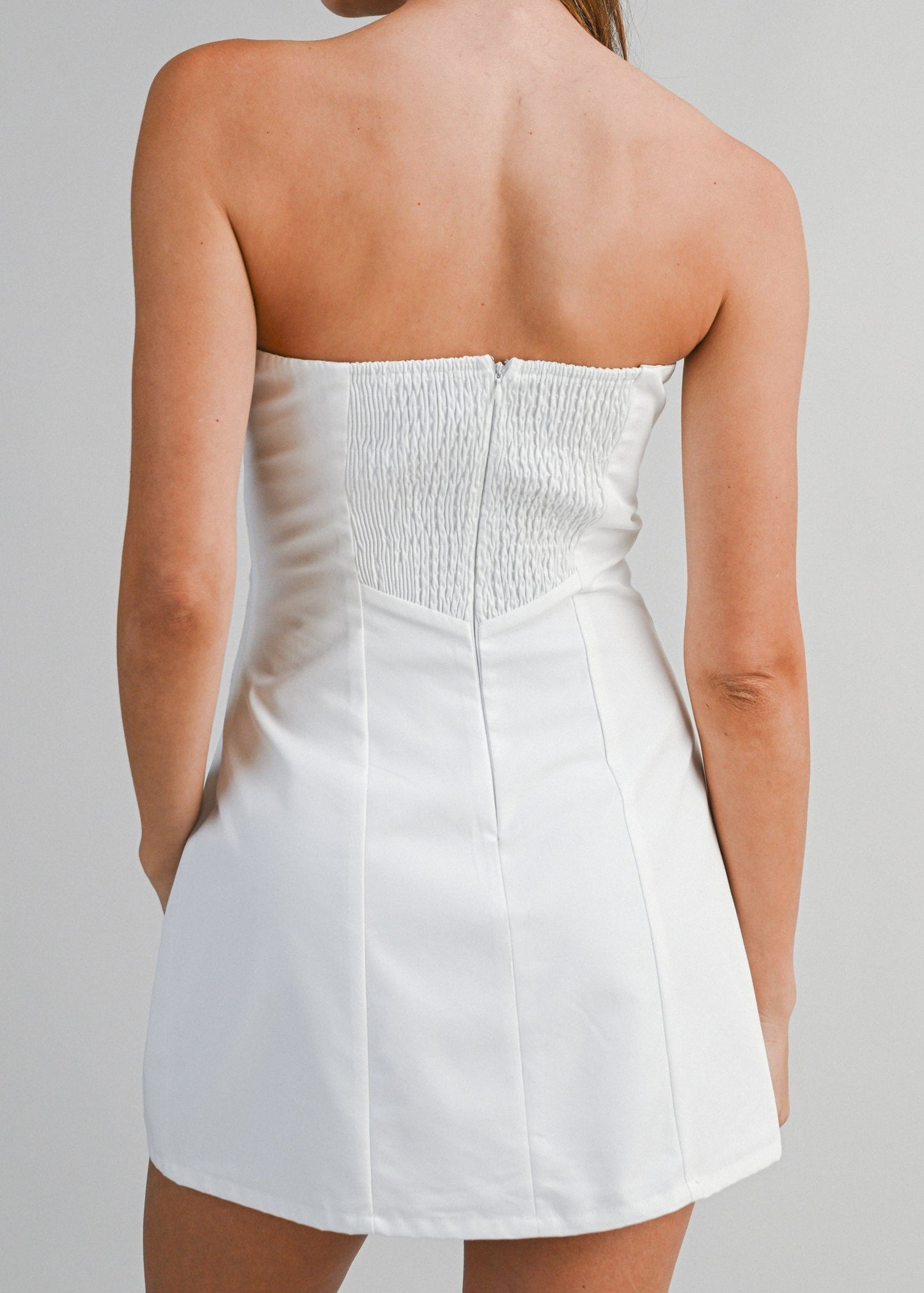 STEFFANY STRAPLESS MINI DRESS