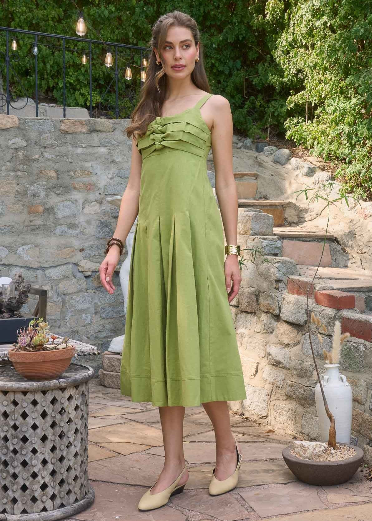 MAXINE SLEEVELESS MIDI DRESS