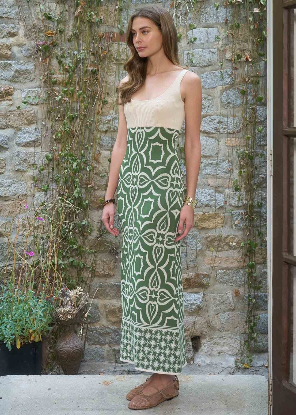 NATALIA SLEEVELESS MAXI DRESS