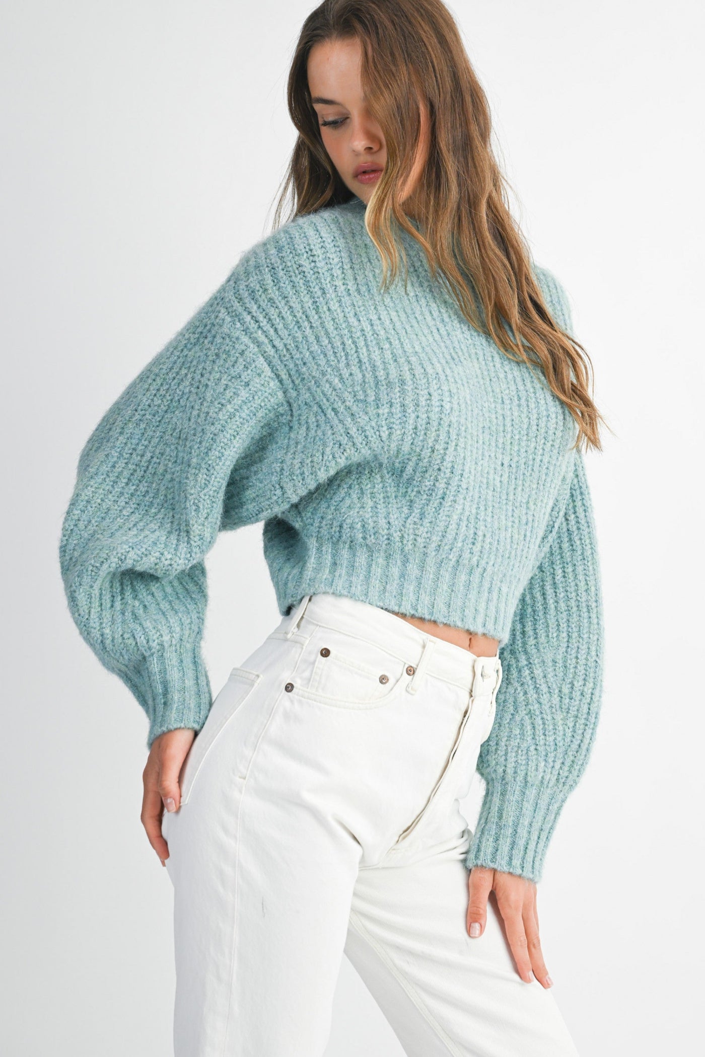 KNIT CHUNKY SWEATER FALL