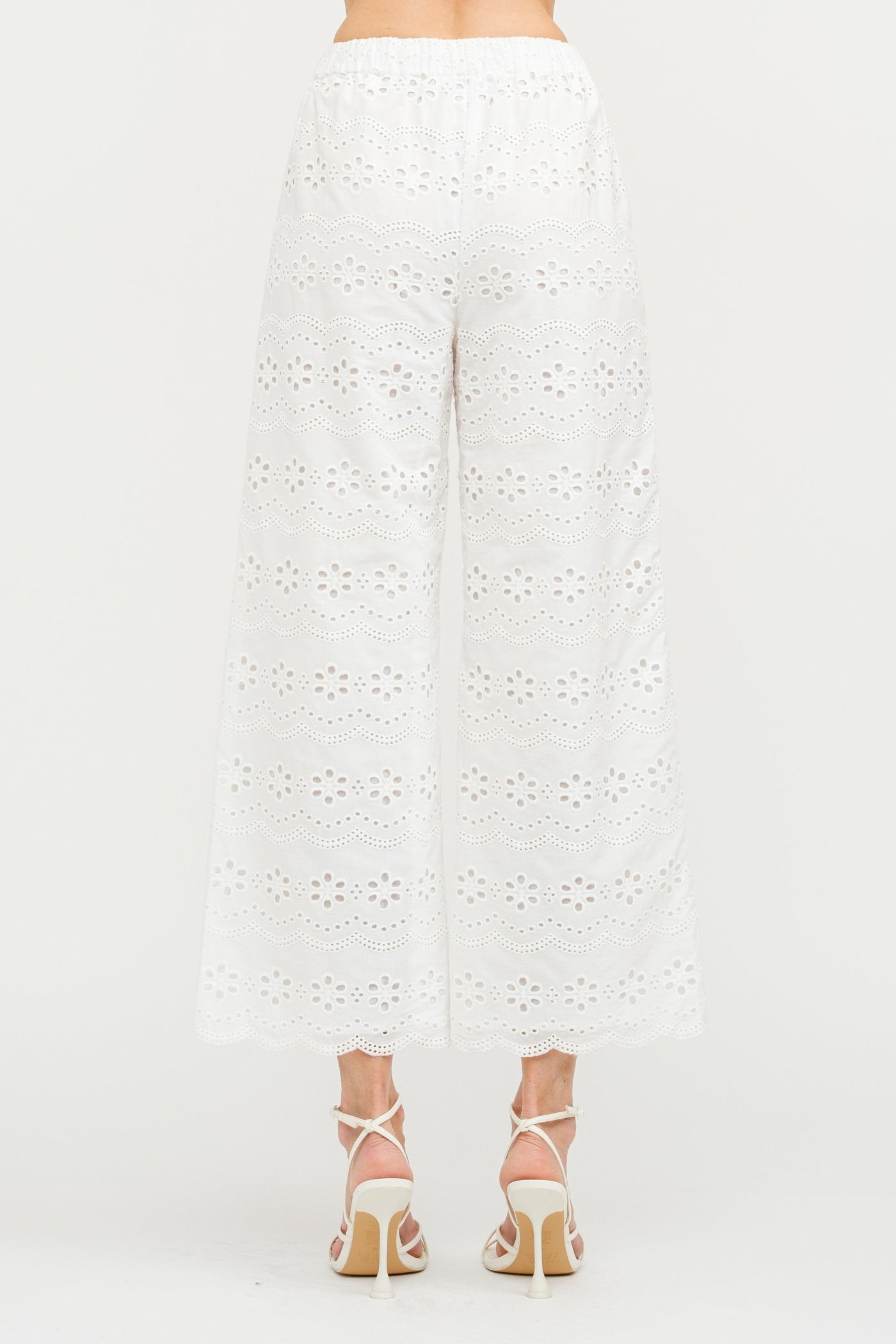 SOFIE THE LABEL BIARRITZ EMBROIDERED PANTS COTTON