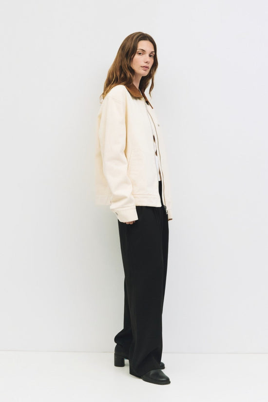 MOD REF THE KLINE JACKET – CREAM COLOR RELAXED UTILITY STYLE