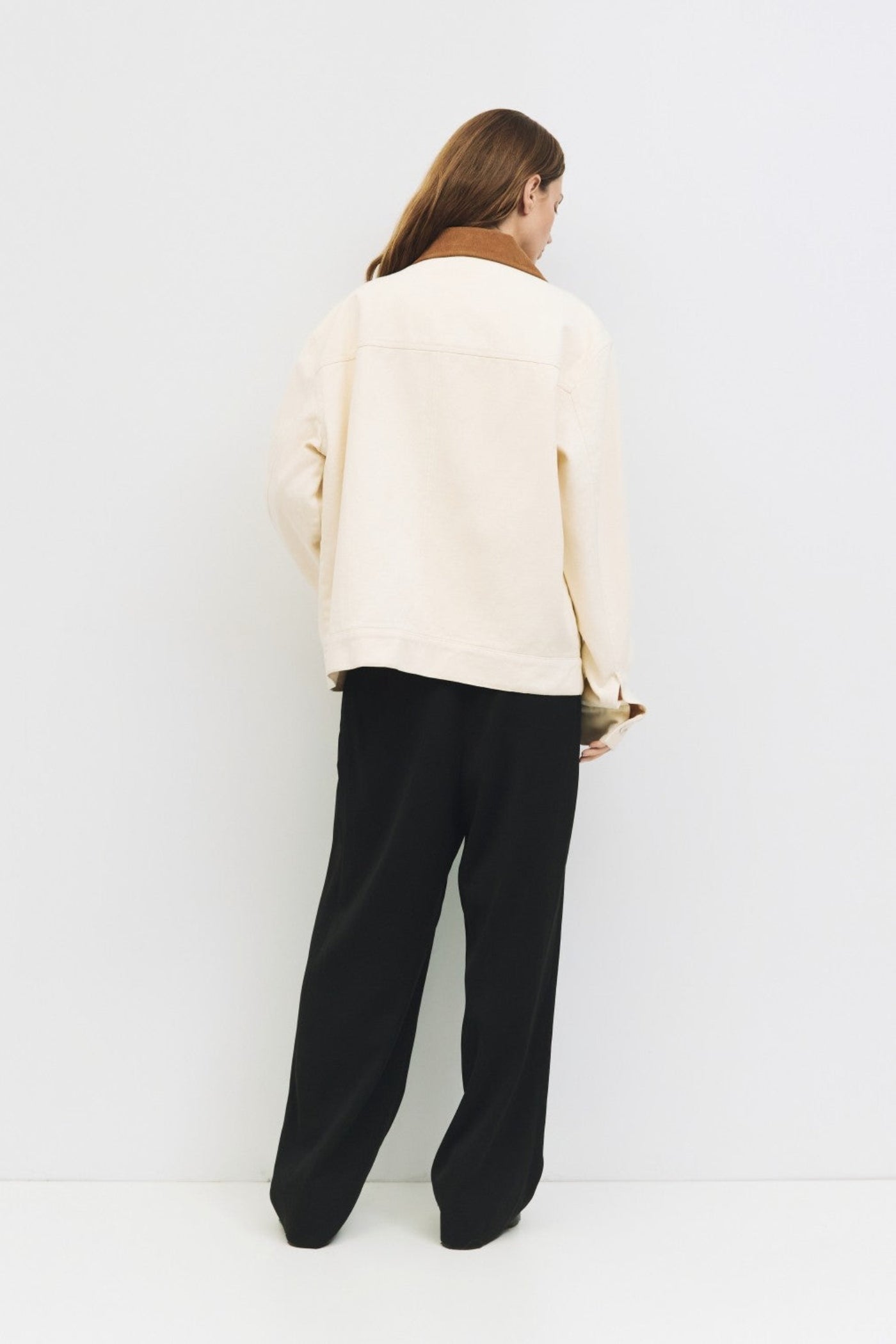 MOD REF THE KLINE JACKET – CREAM COLOR RELAXED UTILITY STYLE
