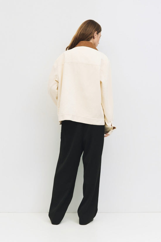 MOD REF THE KLINE JACKET – CREAM COLOR RELAXED UTILITY STYLE
