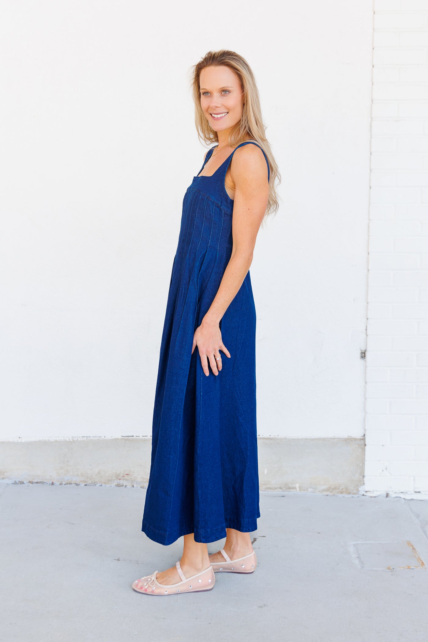 SKIES ARE BLUE DENIM DRESS