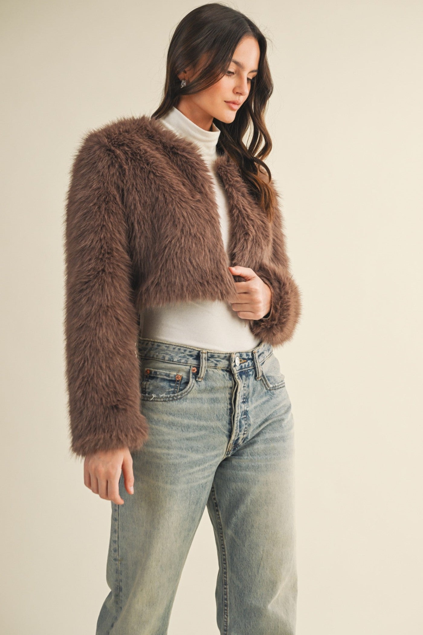 FAUX FUR JACKET 
