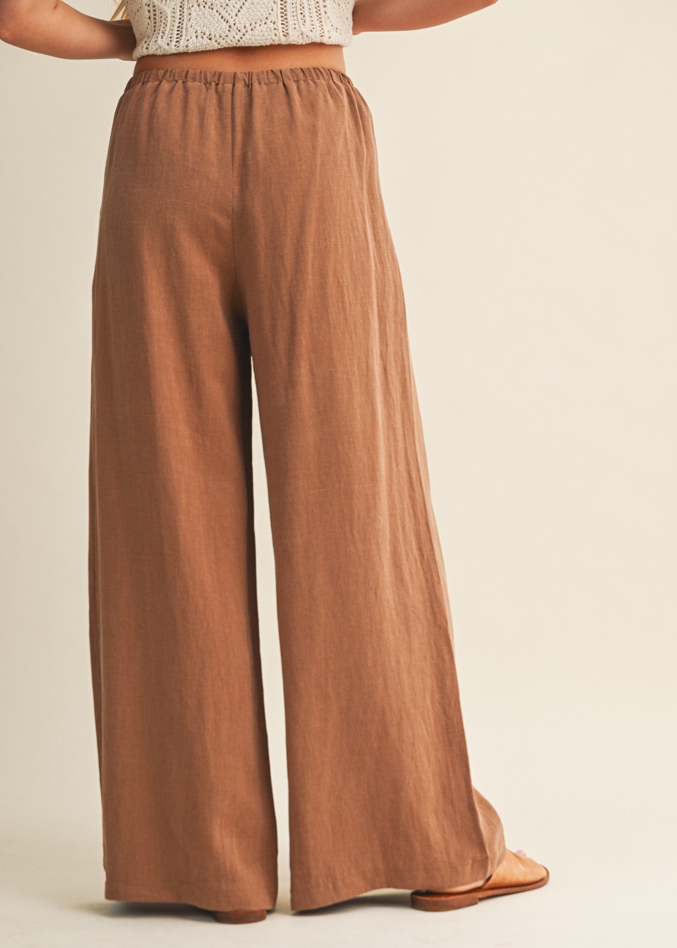 MAKAELA WIDE-LEG PANTS