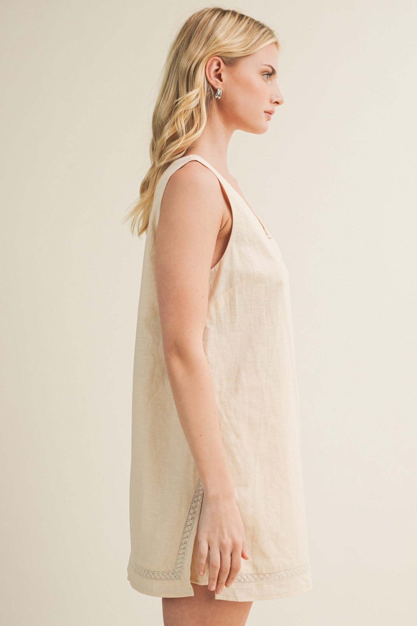 ASHLEY TRIMMED DRESS ROMPER