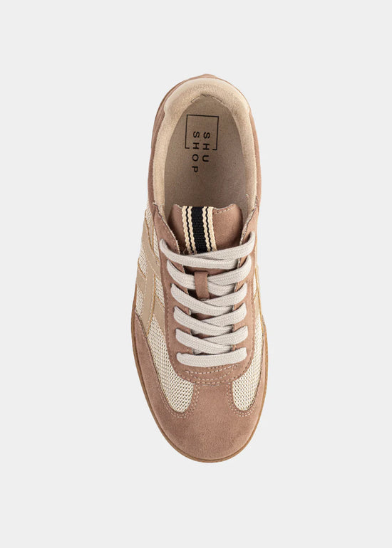 SASHA SNEAKERS – TAUPE SUEDE