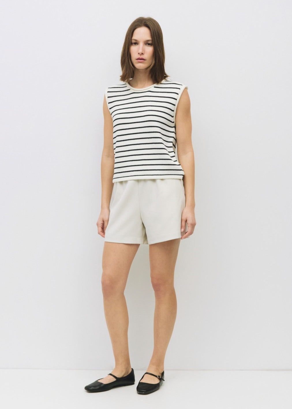 THE PAULSON TOP – A CLASSIC STRIPED KNIT TANK WITH A RELAXED, ROLLED-FINISH SILHOUETTE